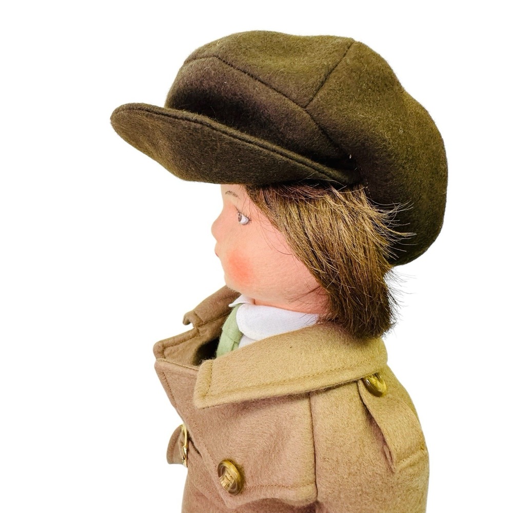 Lenci 'Nanni' Doll In Detective Outfit Handmade Felt Doll #962538 Italy 1980s - Picture 5 of 13